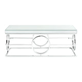 Pearl Rectangle Mirrored Coffee Table