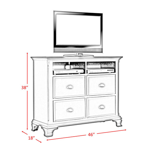 Canton Cherry Media Chest