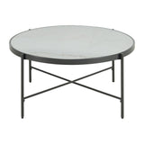 Vienna Round Coffee Table with Marble Top