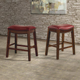 Fiesta 24" Backless Counter Height Stool in Red