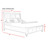 Chatham King Storage Bed