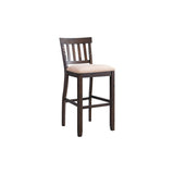 Stone 30" Slat Back Bar Stool Set of 2