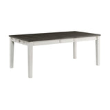 Kayla Two Tone Dining Table with Storage image