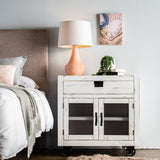 Industrial 2-Door Accent Chest