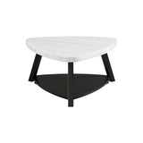 Trinity White Marble Top Coffee Table