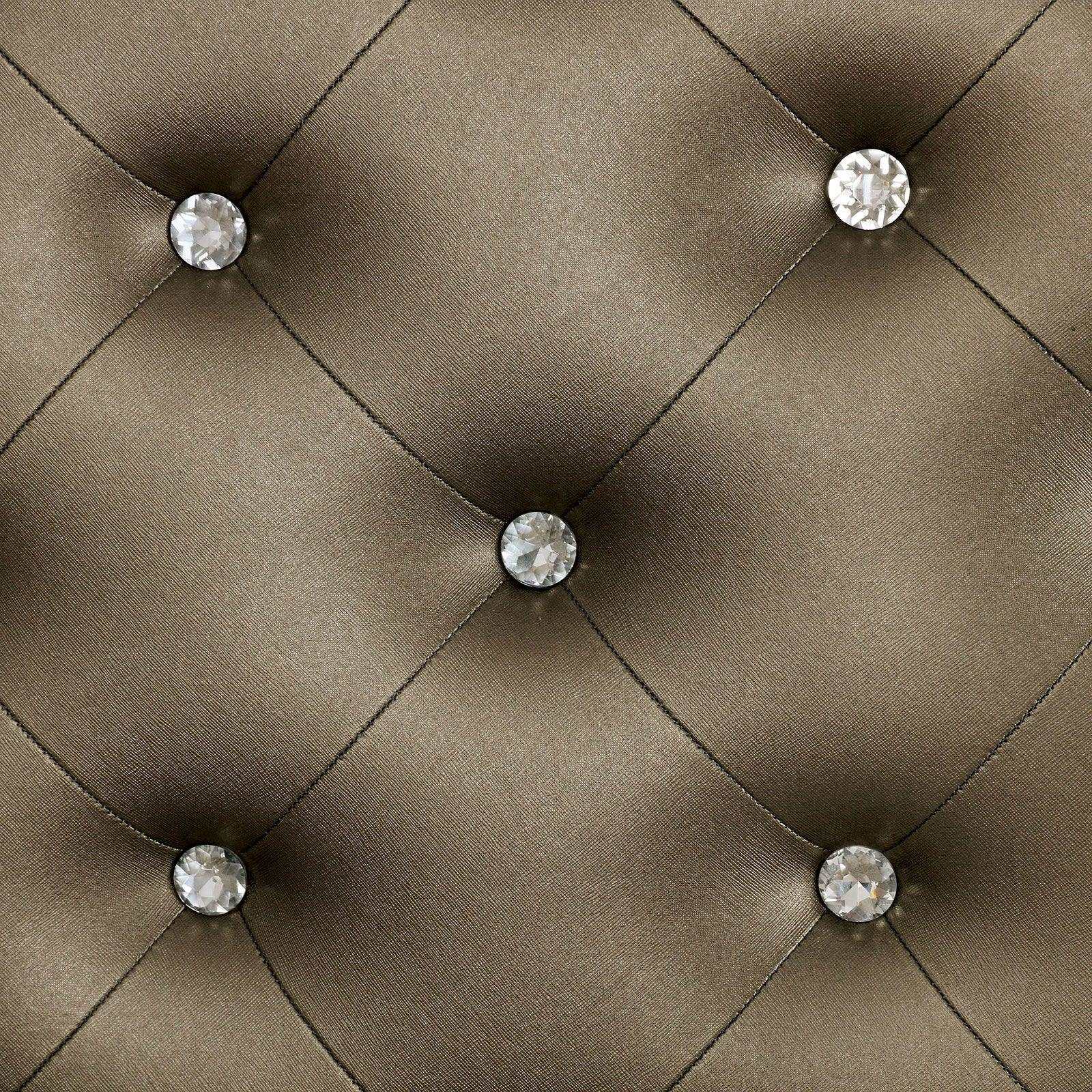 Eliora Silver & Mirrored Queen Bed