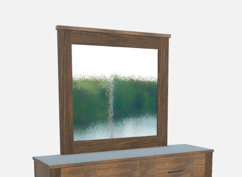 Elkton Antique Oak Mirror