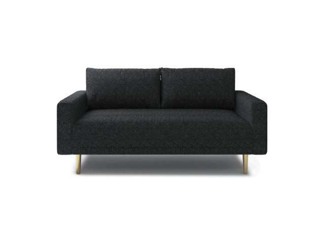 Elverum Black Loveseat