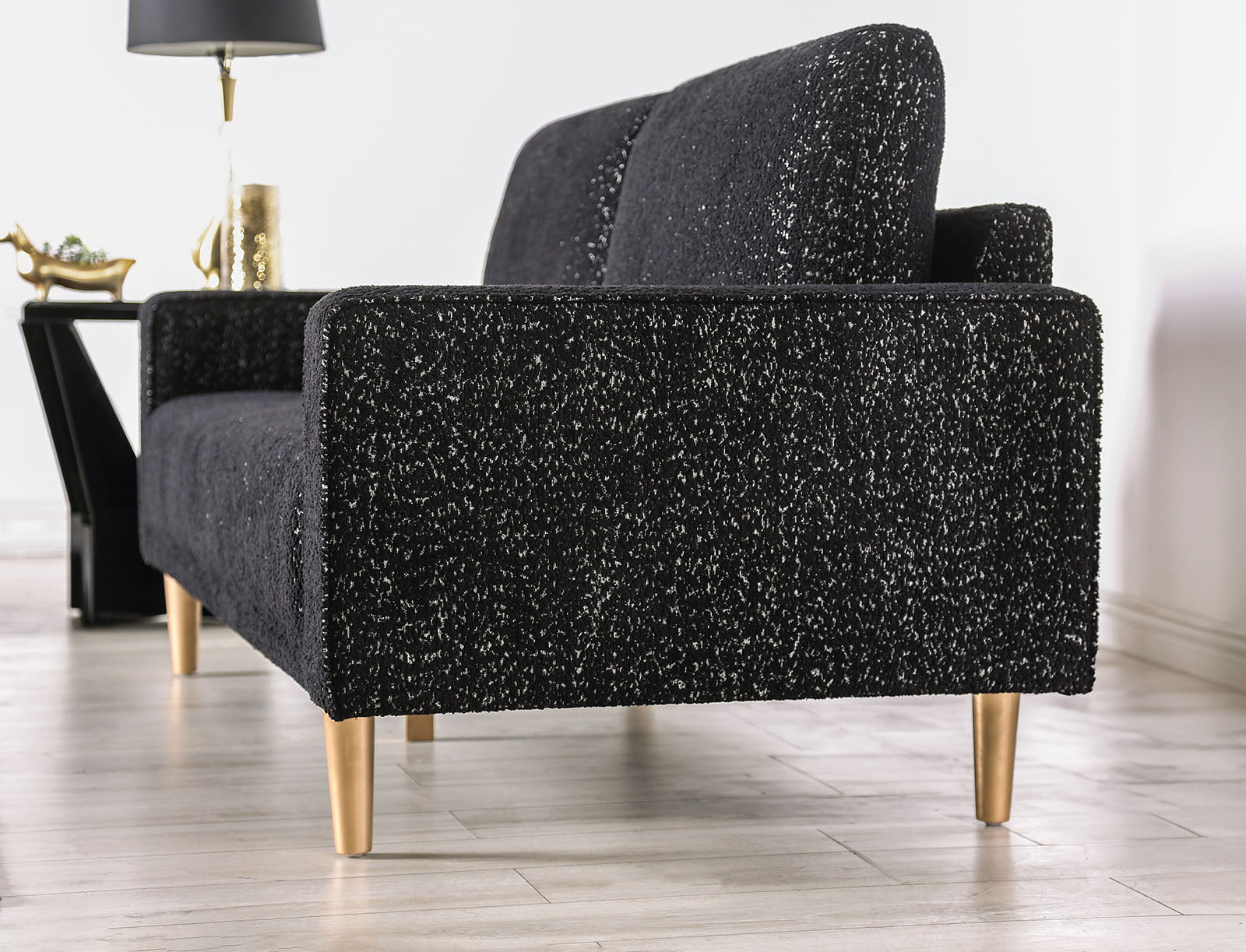 Elverum Black Sofa & Loveseat