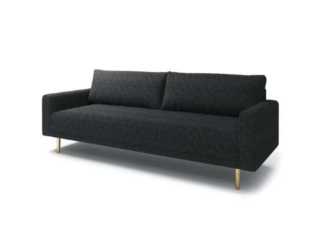 Elverum Black Sofa