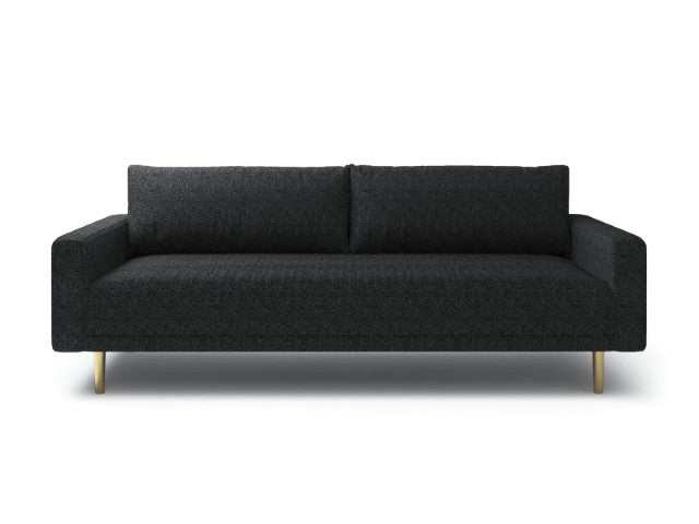 Elverum Black Sofa
