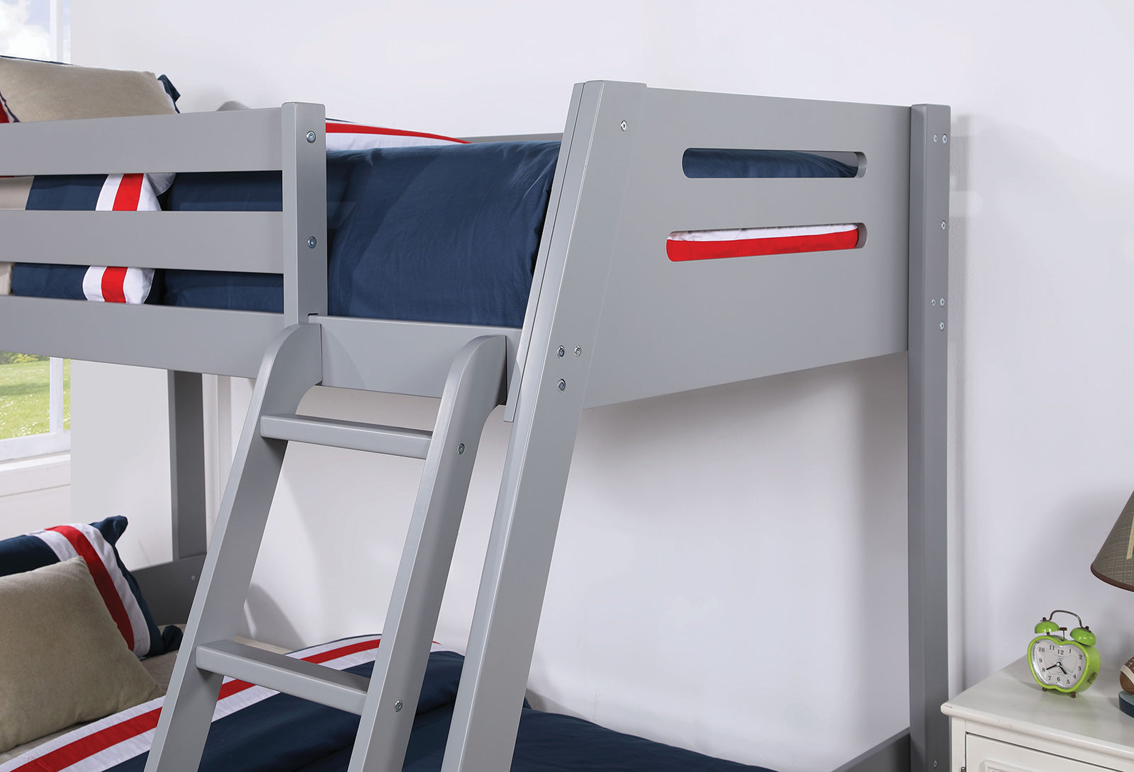 Emilee Gray Twin/Full Bunk Bed