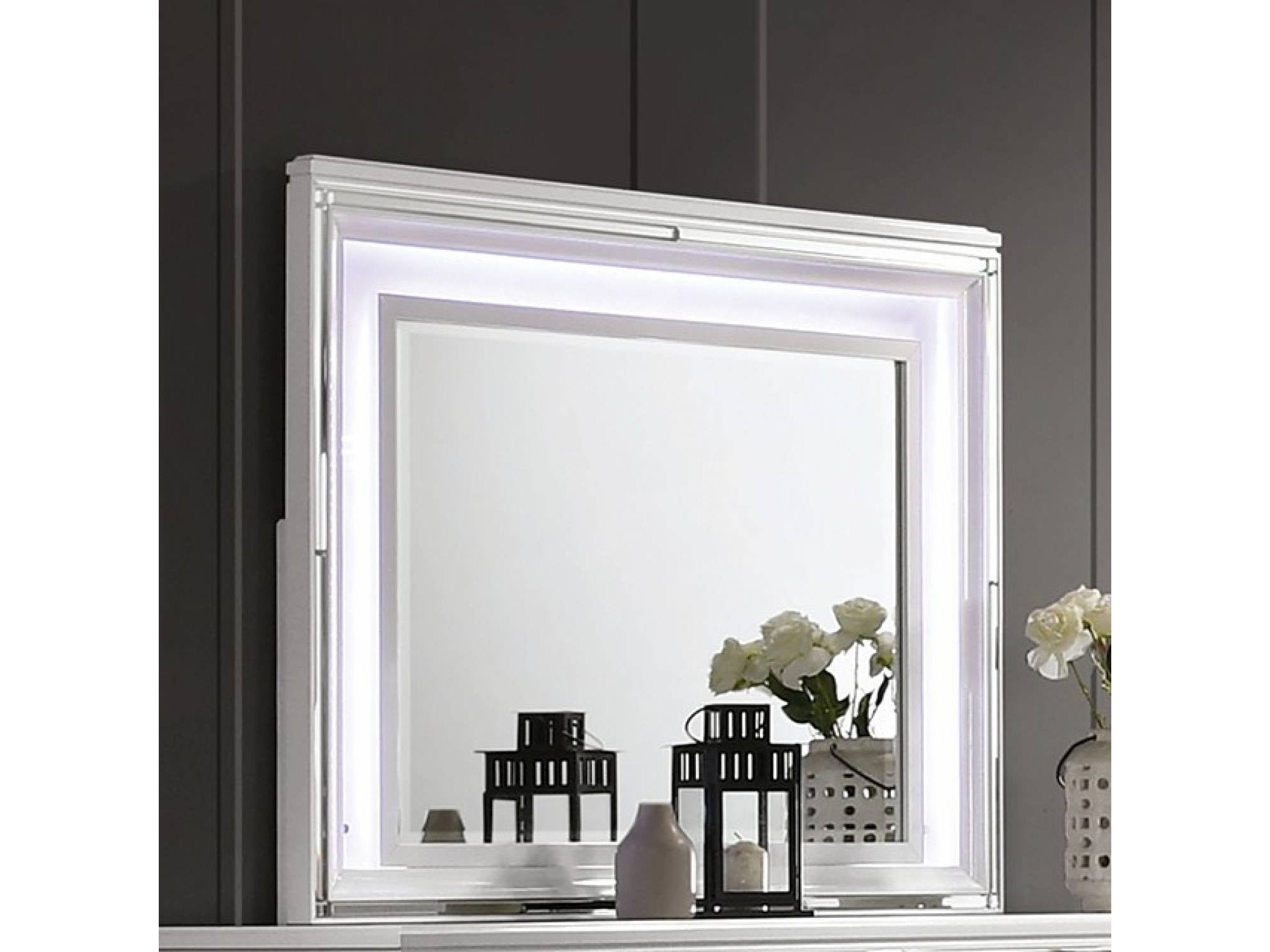 Emmeline White Mirror