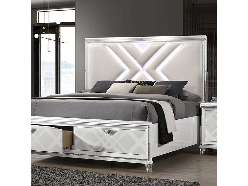 Emmeline White Queen Bed