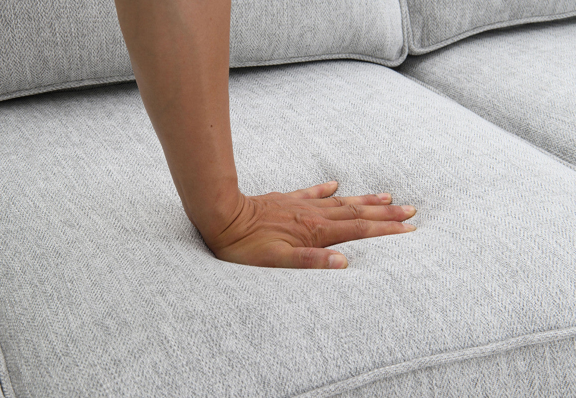 Enea Light Gray Loveseat