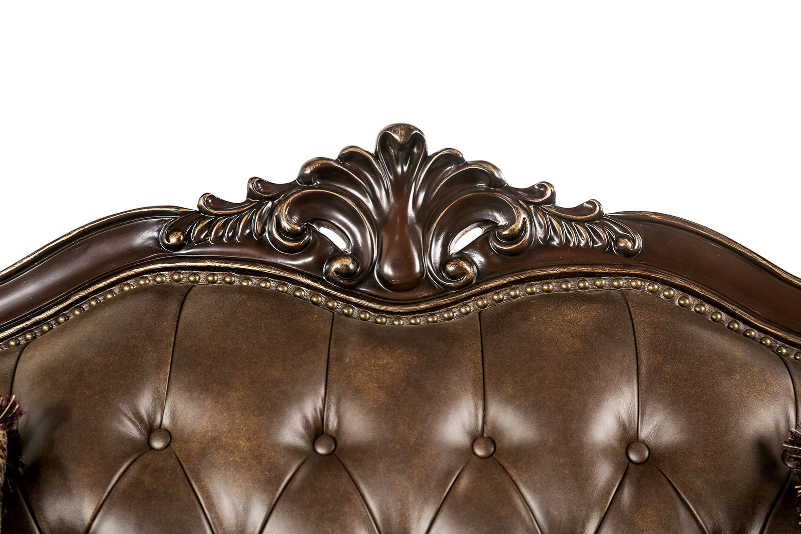 Ensenada Dark Cherry/Brown Sofa & Loveseat