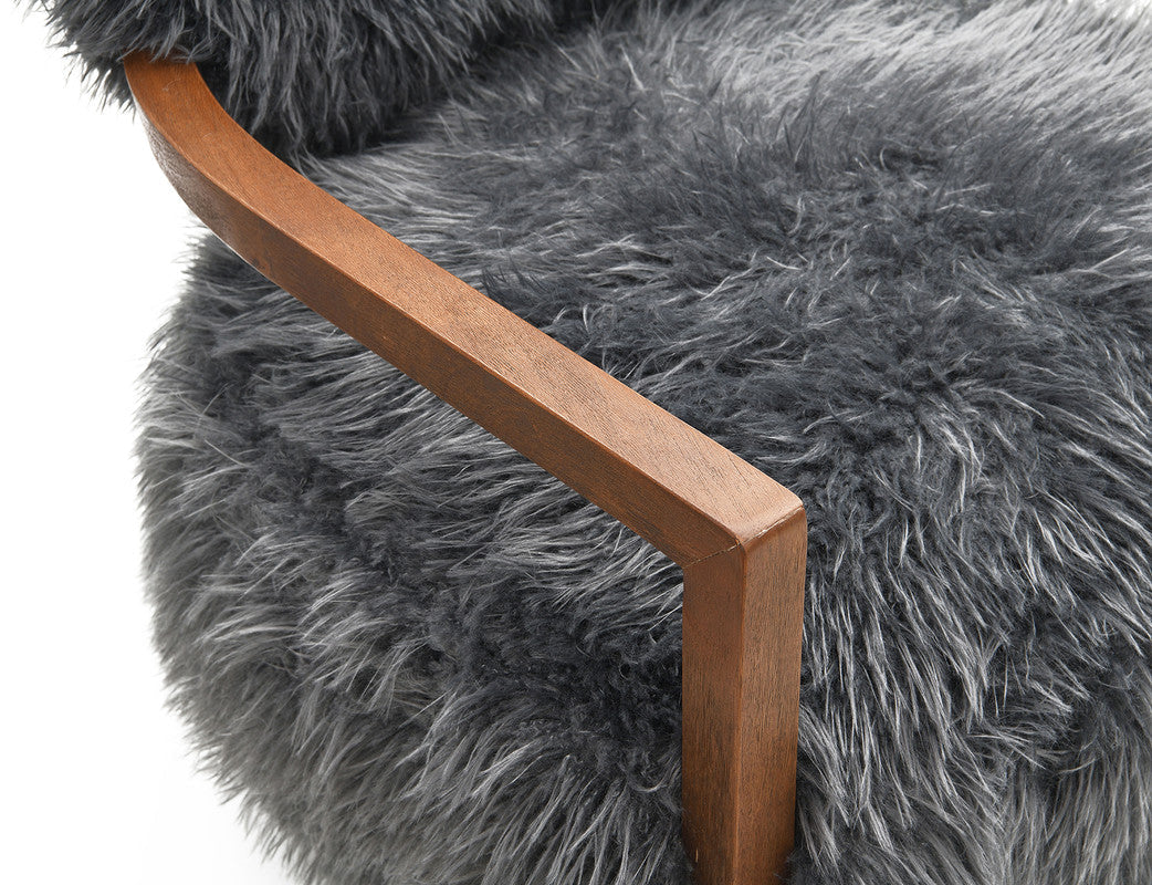 Eramo Charcoal Gray Accent Chair