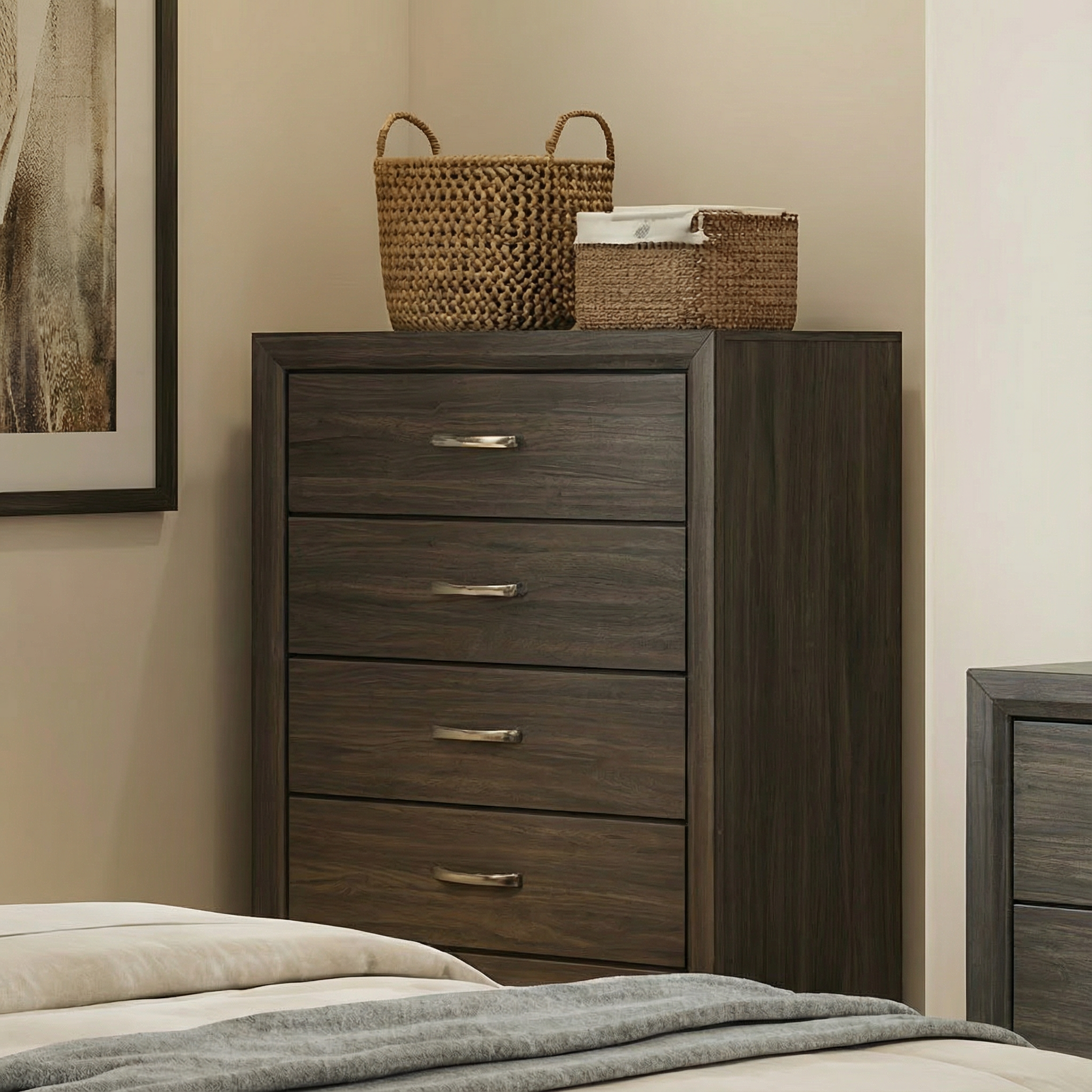 Errico Gray 4 Pc. Queen Bedroom Set