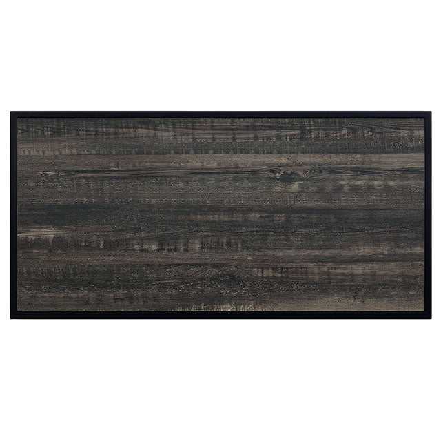 Esdargo Black/Distressed Dark Oak Bar Height Table w/ LED Light