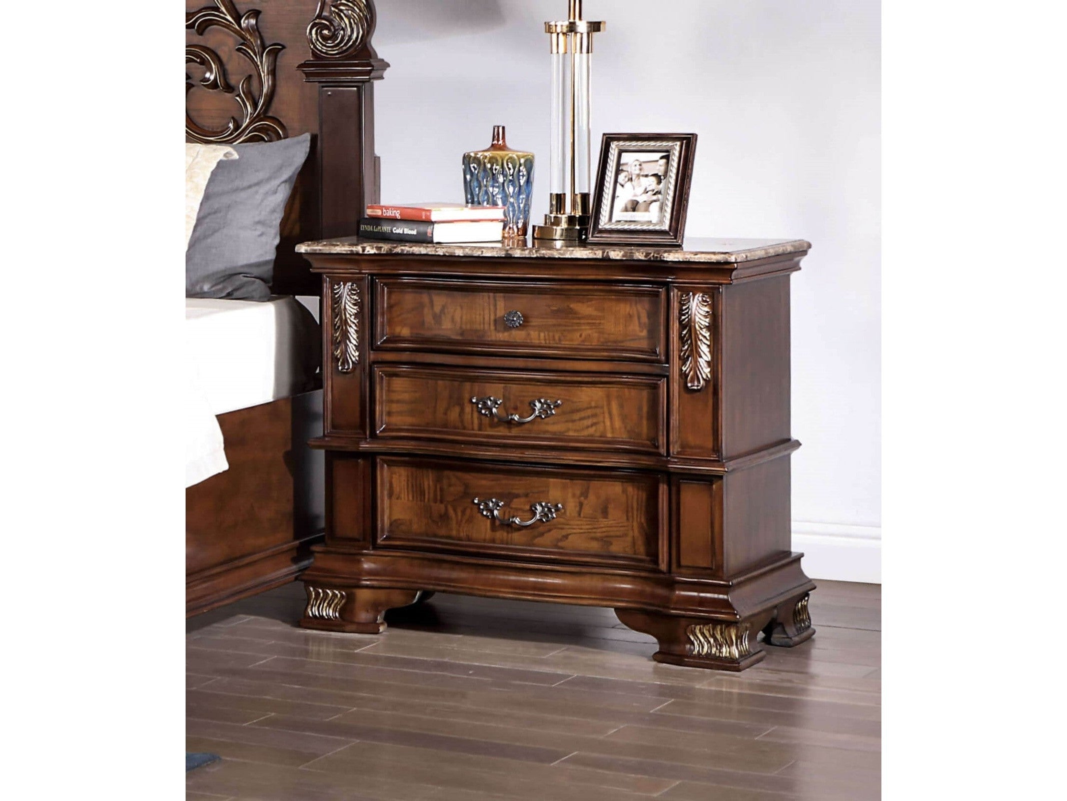 Esparanza Brown Nightstand