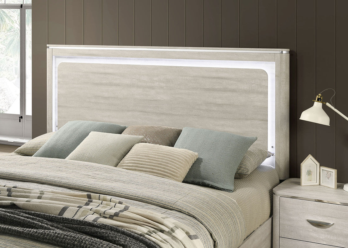 Farsund Dusty Gray 5 Pc. Queen Bedroom Set w/ 2NS