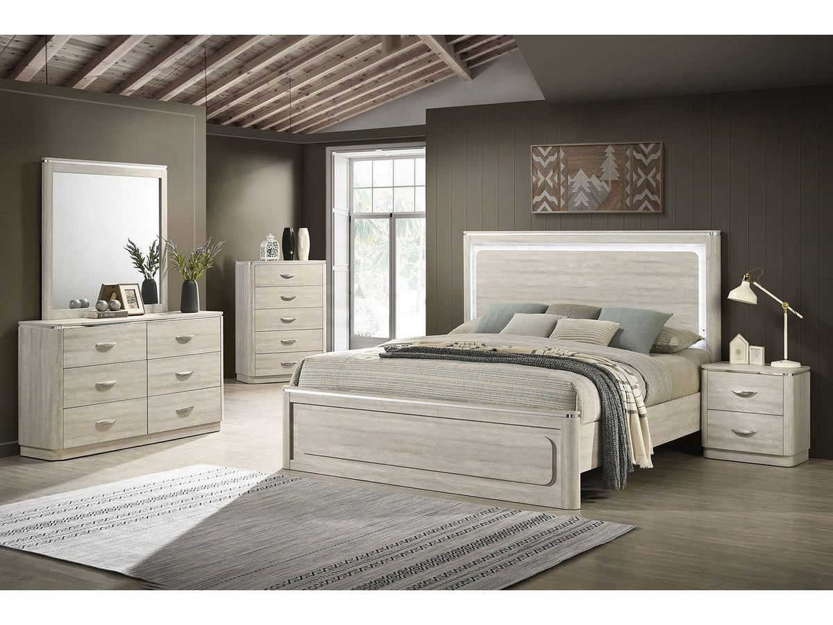 Farsund Dusty Gray 5 Pc. Queen Bedroom Set w/ Chest