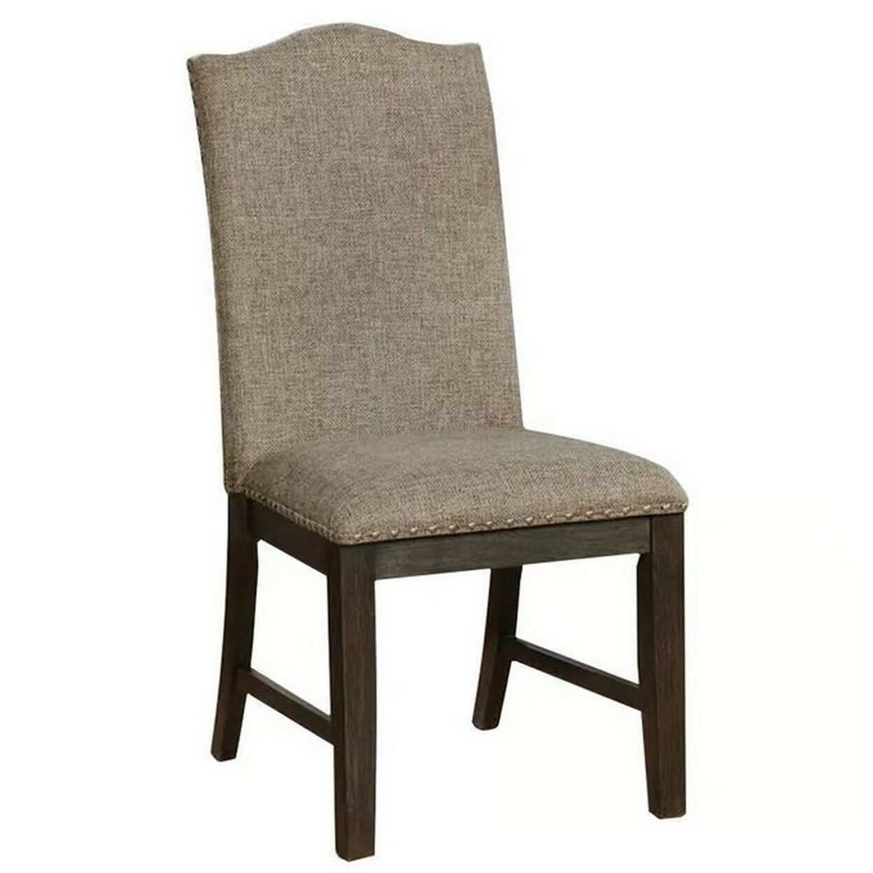 Faulk Espresso & Warm Gray Dining Room Set / 7pc