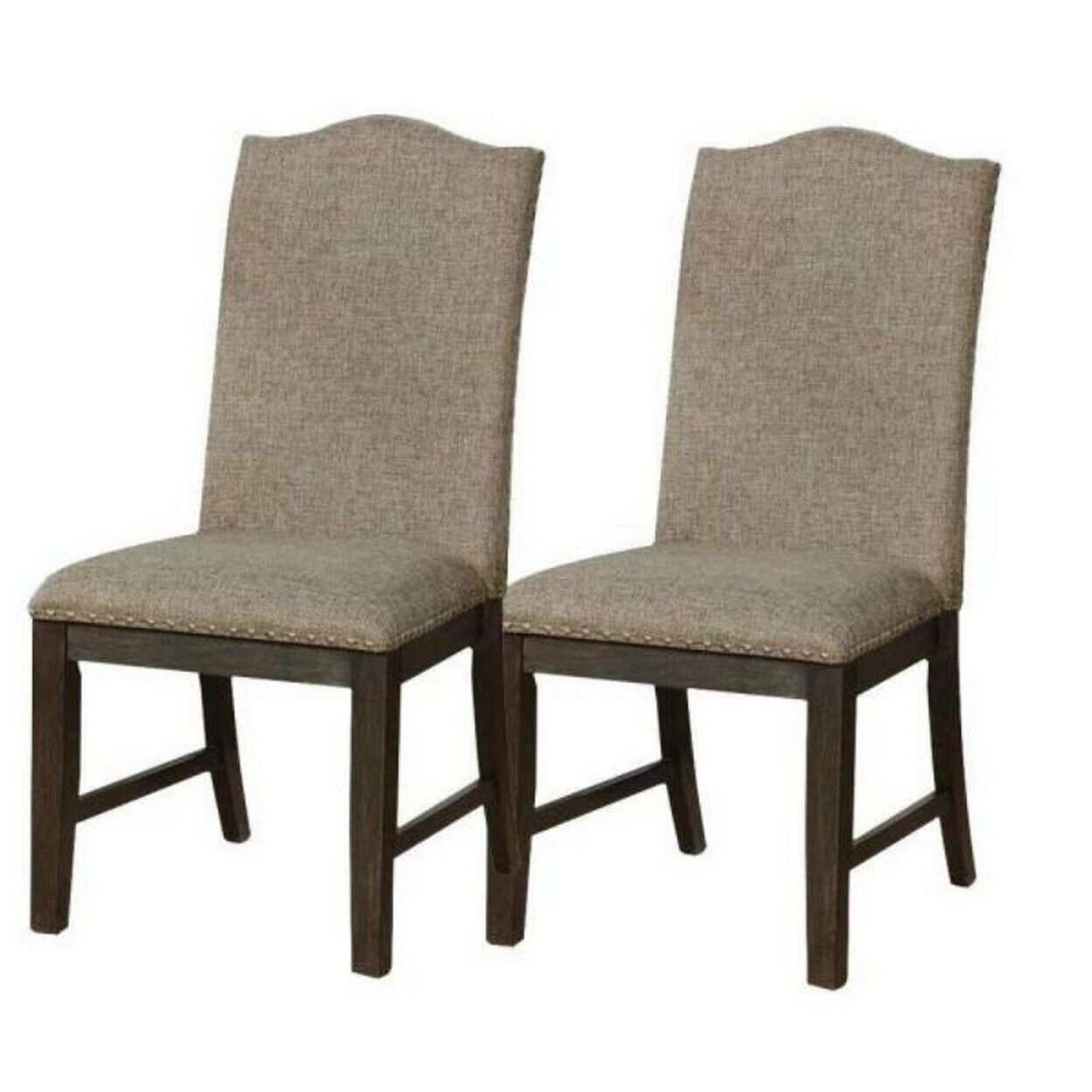 Faulk Espresso & Warm Gray Dining Room Set / 7pc