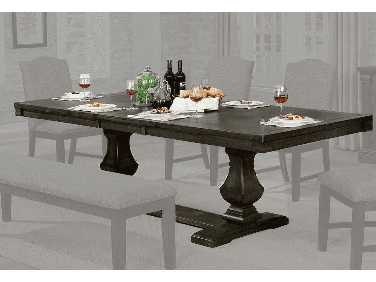Faulk Espresso & Warm Gray Dining Table