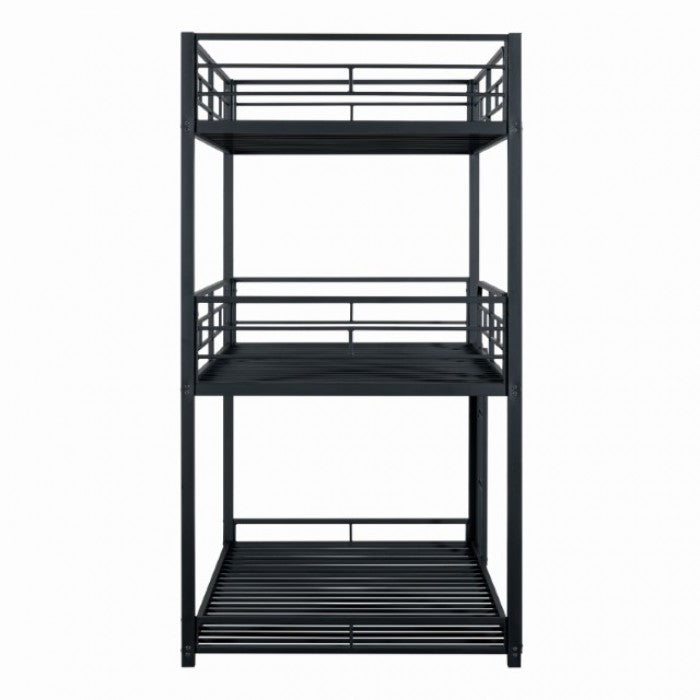 Felgu Black Twin Bunk Bed