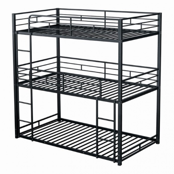 Felgu Black Twin Bunk Bed
