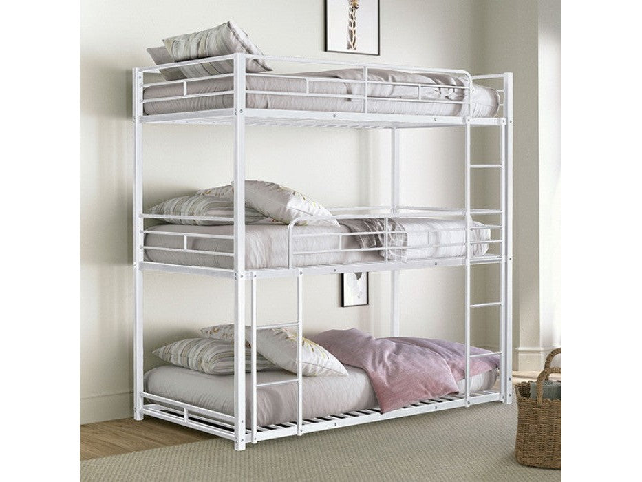 Felgu White Twin Bunk Bed