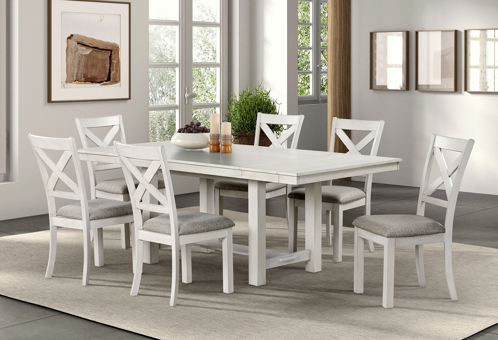 Ferrone Rustic White Oak Side Chair (Set of 2)