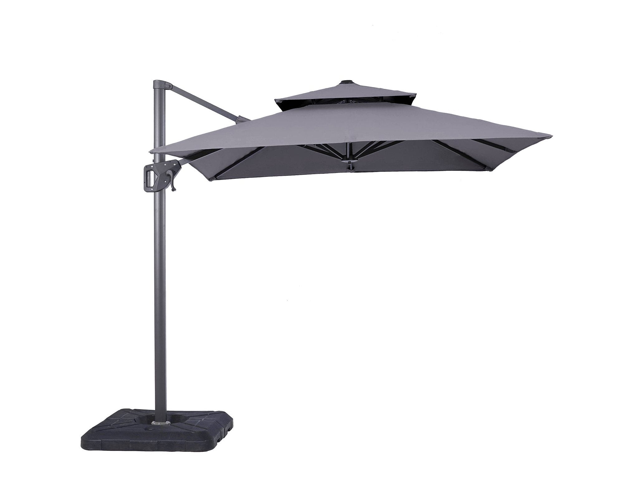 Fida Gray Square Umbrella