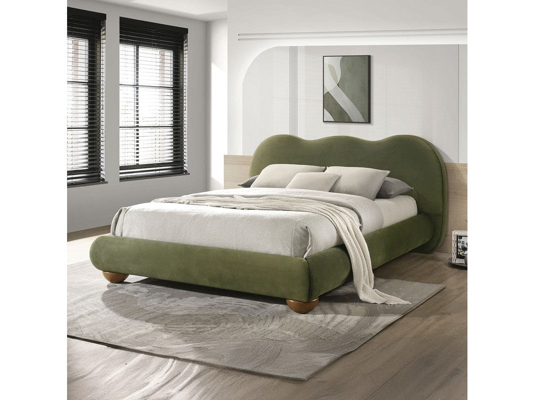 Finamore Olive Green E.King Bed