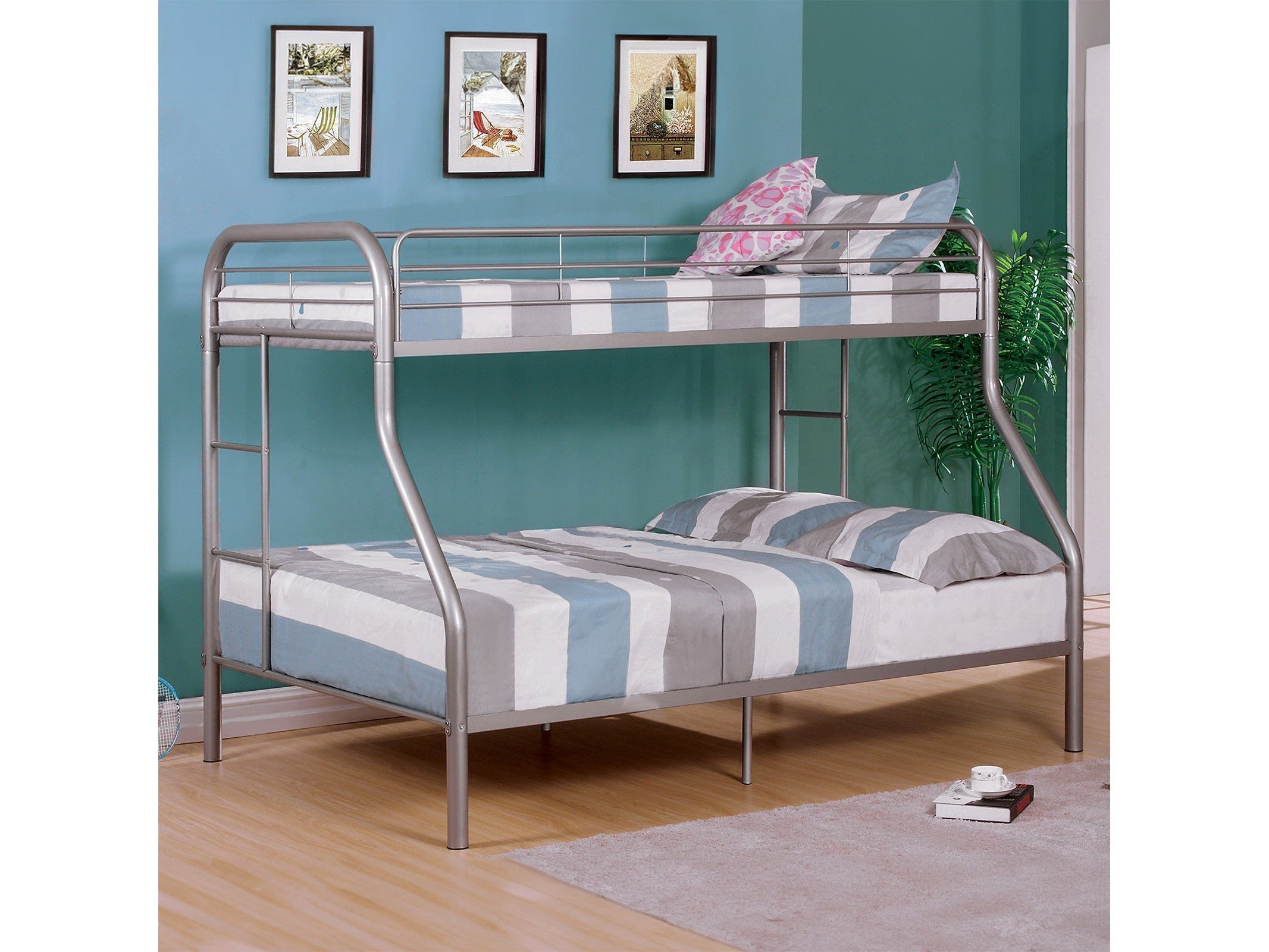 Finnerty Silver Twin/FullBunk Bed