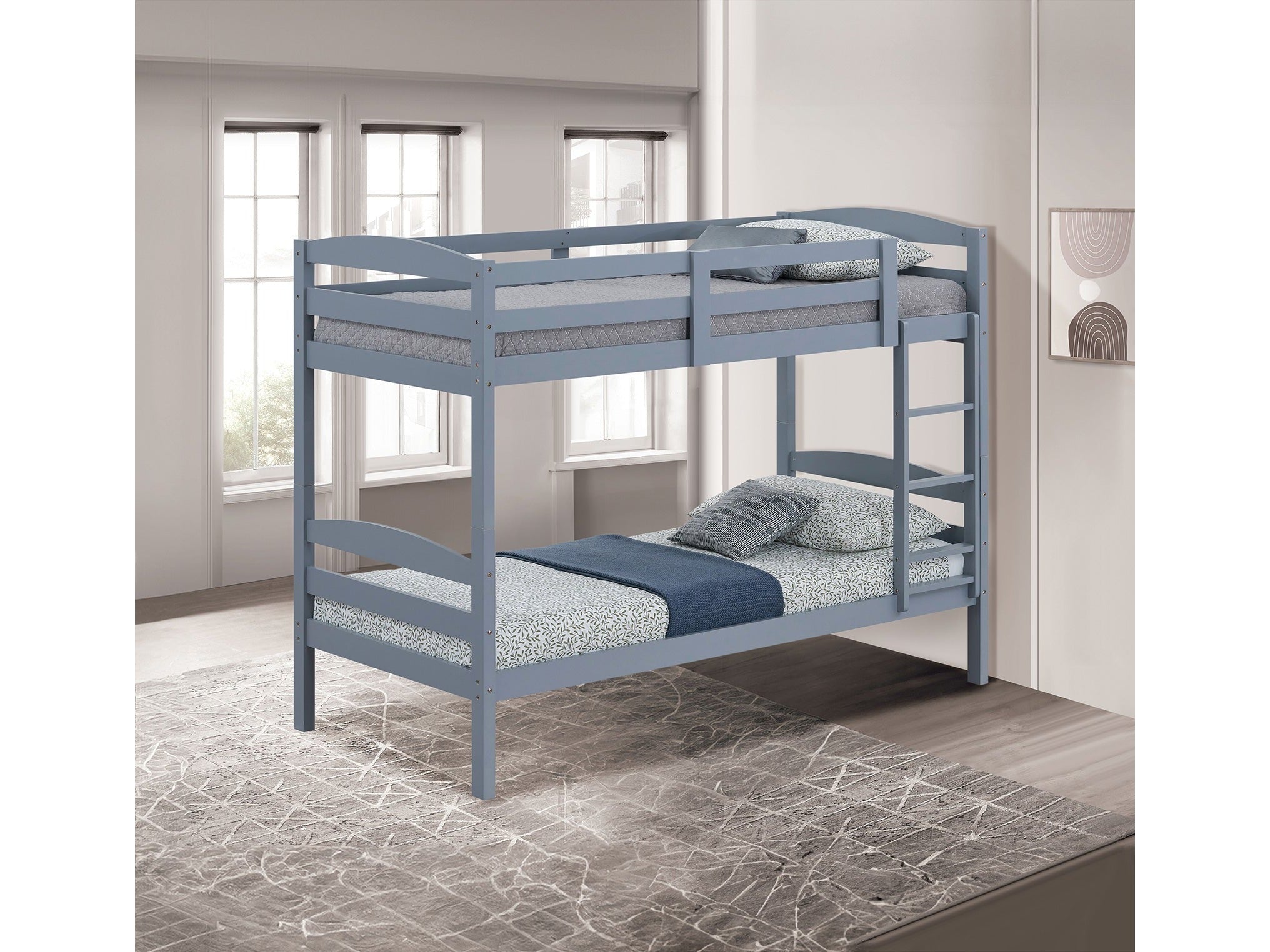 Finsbury Gray Twin/Twin Bunk