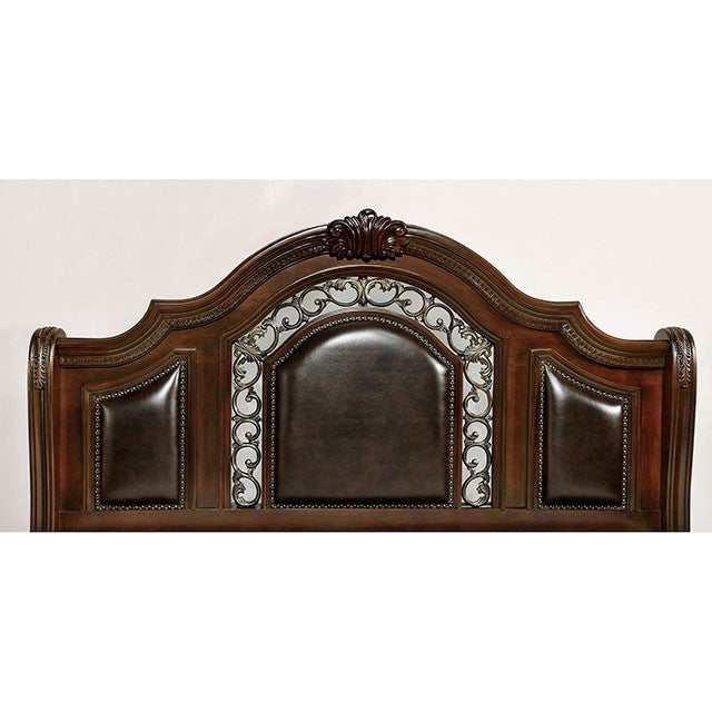 Flandreau Brown Cherry/Espresso California King Bed