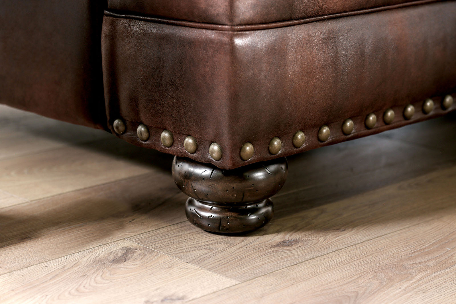 Fletcher Brown/Tan Loveseat