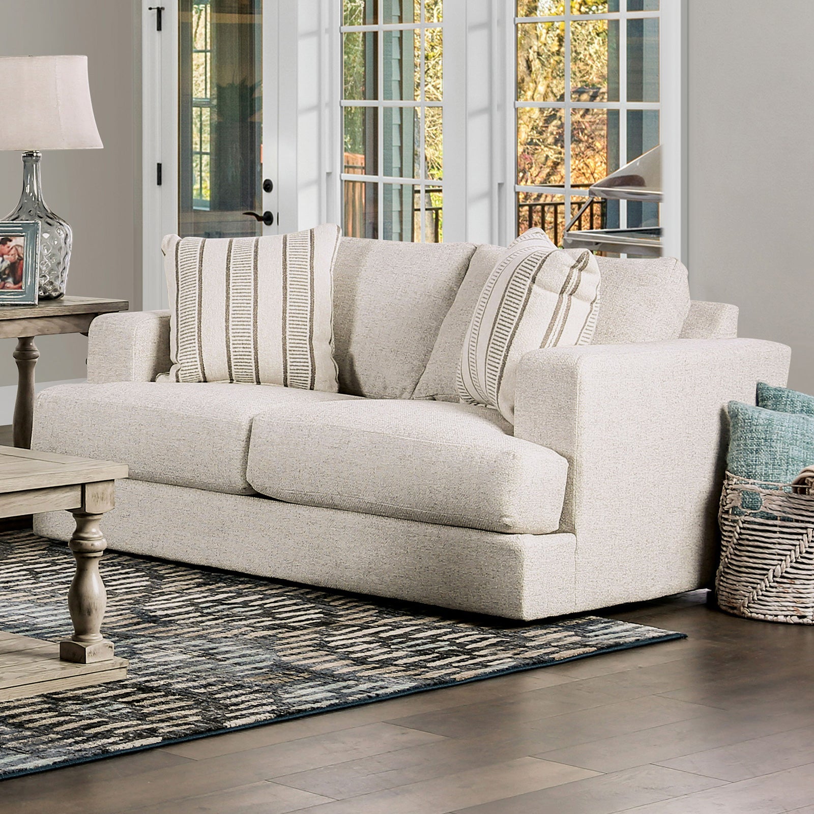 Flintshire Beige Sofa & Loveseat