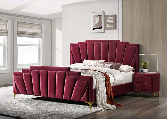 Florizel Red Nightstand