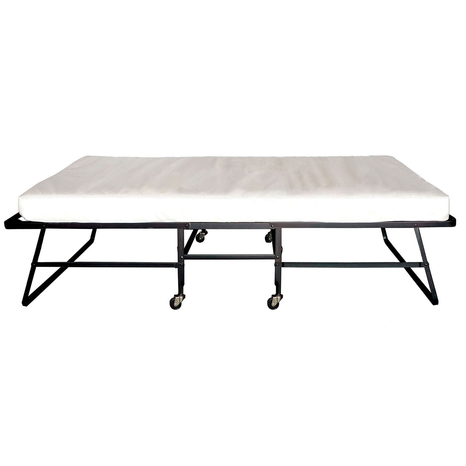Framos Black/White Rollaway Bed w/ 39" Mattress