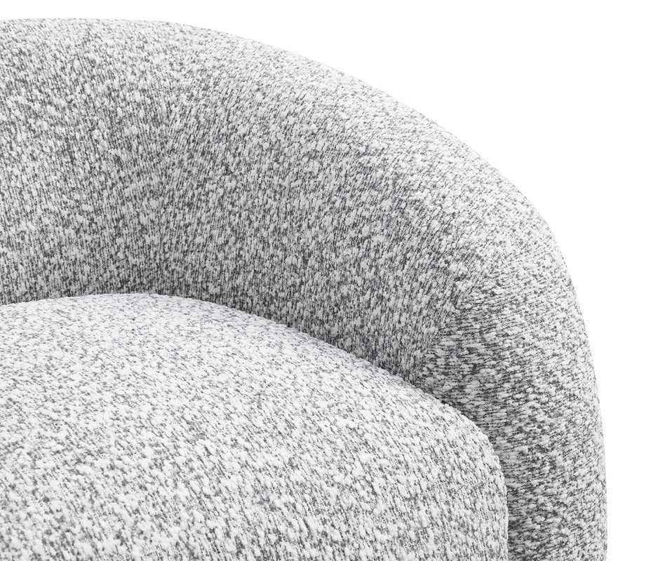 Freja Gray Swivel Chair