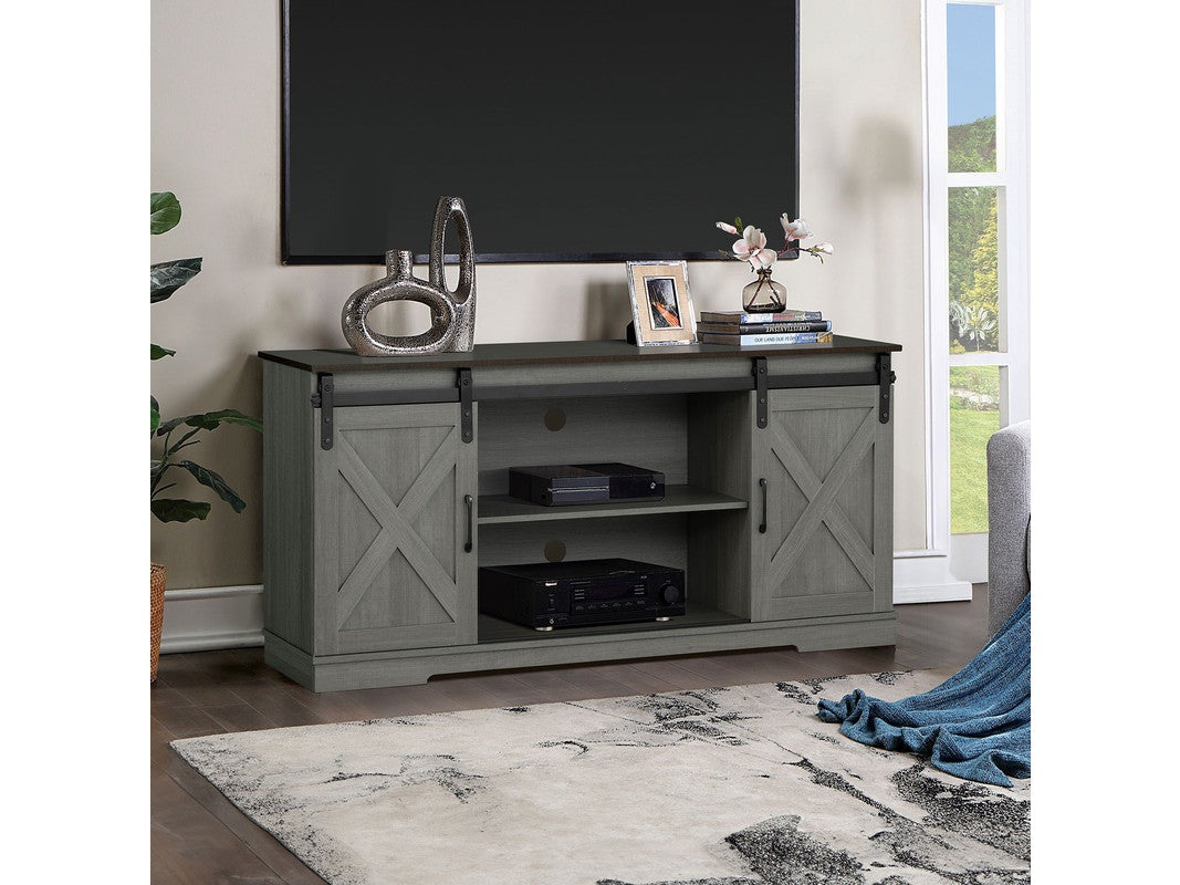 Garibaldi Brown/Gray TV Stand