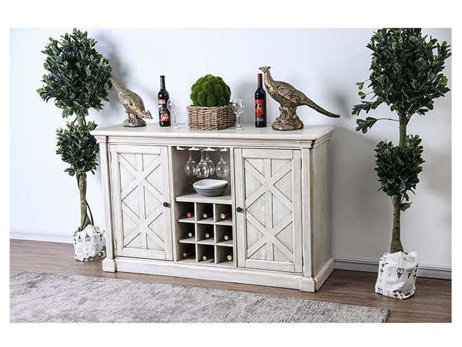 Georgia Antique White Server