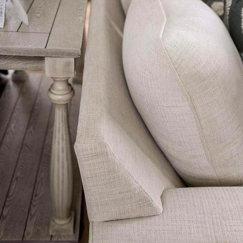 Germaine Ivory Stationary Sofa & Loveseat 2pc