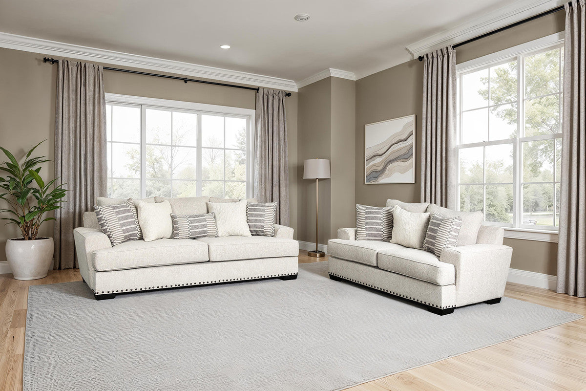 Gervais Taupe Oversized Sofa