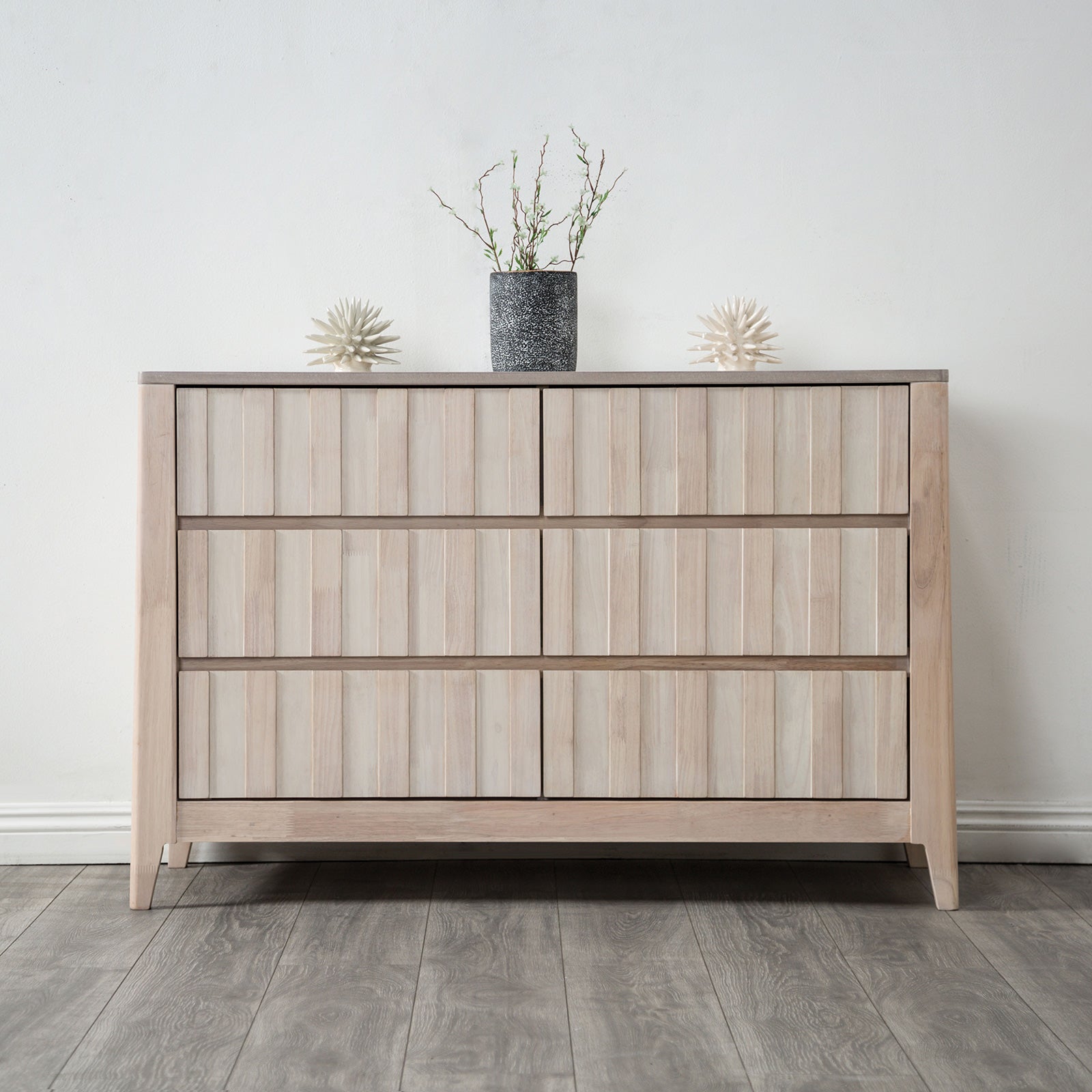 Gervais Whitewash 3 Piece Bedroom Set
