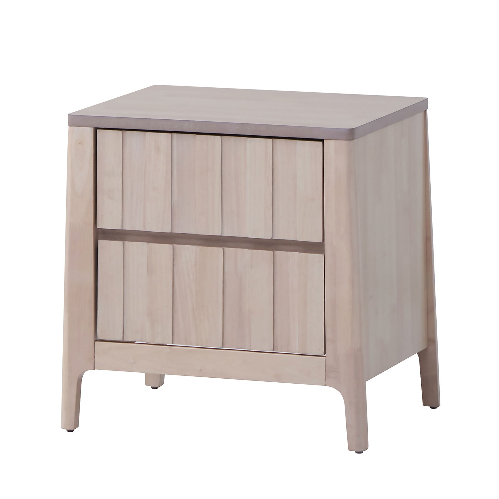 Gervais Whitewash 4 Piece Bedroom Set