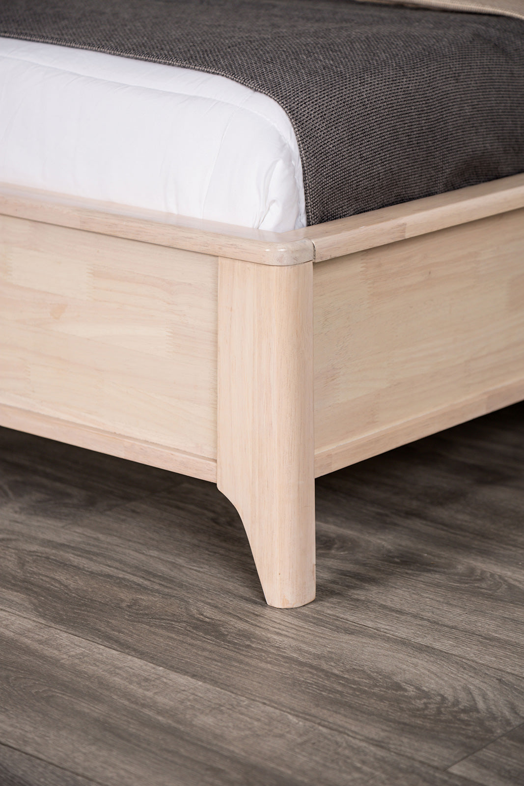 Gervais Whitewash Bed
